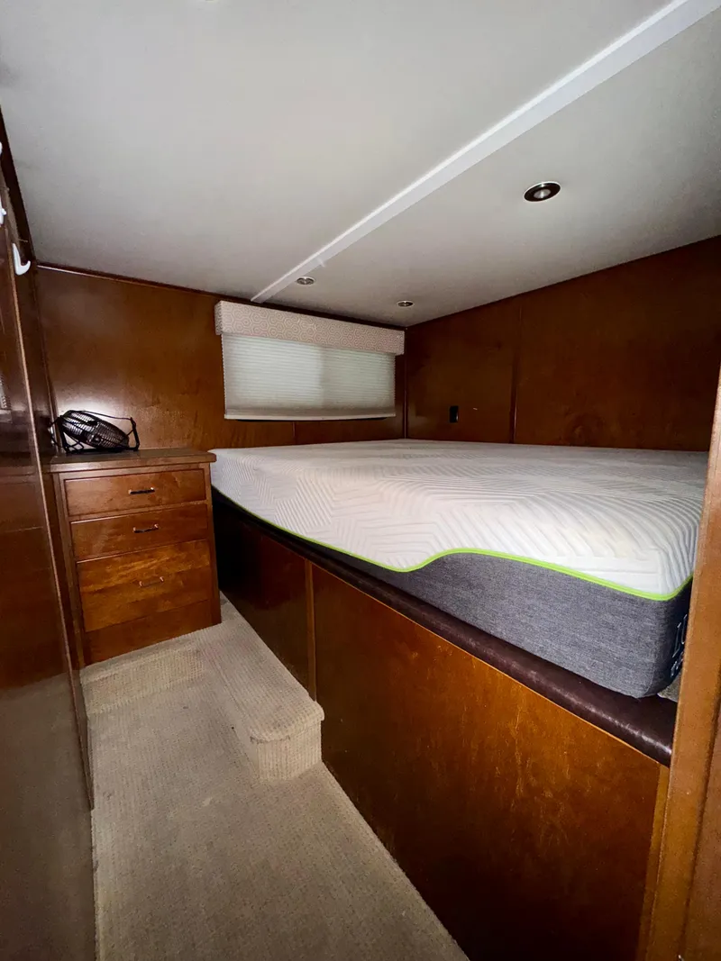 Slide: The Image of Cozy bedroom interior in 2013 Bravada Bella Luna Trip #16 houseboat. - 13