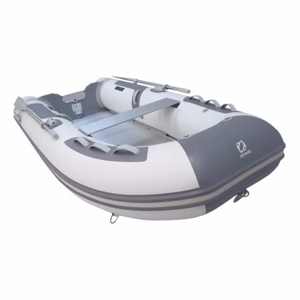 The Image of 2023 Zodiac Cadet 310 Aluminum inflatable boat, white and gray. - 1