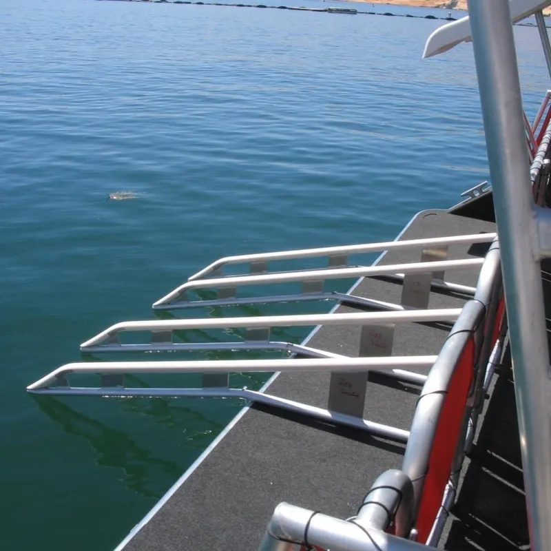 Slide: The Image of Sumerset Red Rocks Trip 5 2008 boat deck with water slide rails. - 12