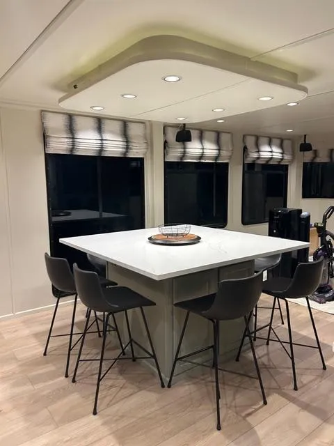 Slide: The Image of Modern kitchen interior in 2008 Sumerset Red Rocks Trip 5 houseboat. - 25