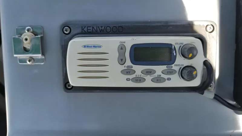 Slide: The Image of Kenwood marine radio on a 1993 Tiara Yachts 270 Sport Cruiser. - 38