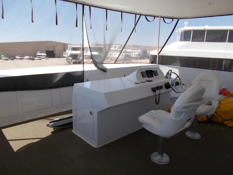 Slide: The Image of Adonia Titan Trip 9, 2016 model, yacht helm with seating and controls. - 40