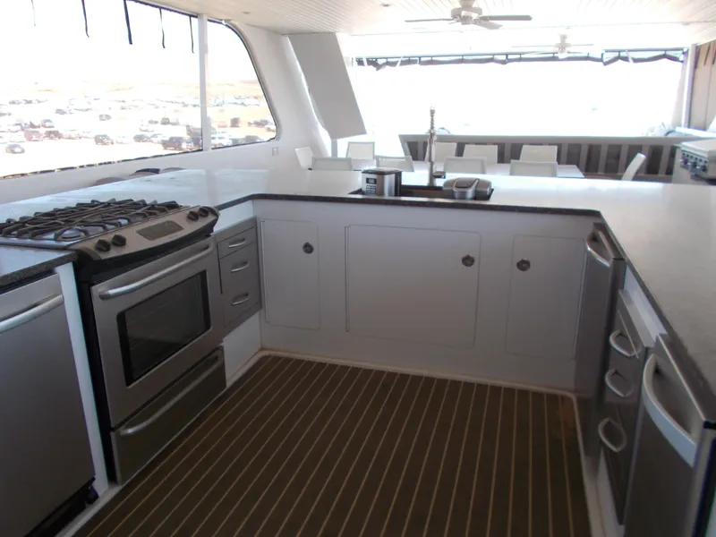 Slide: The Image of Modern kitchen in 2016 Adonia Titan Trip 9 yacht with stove and ample counter space. - 43