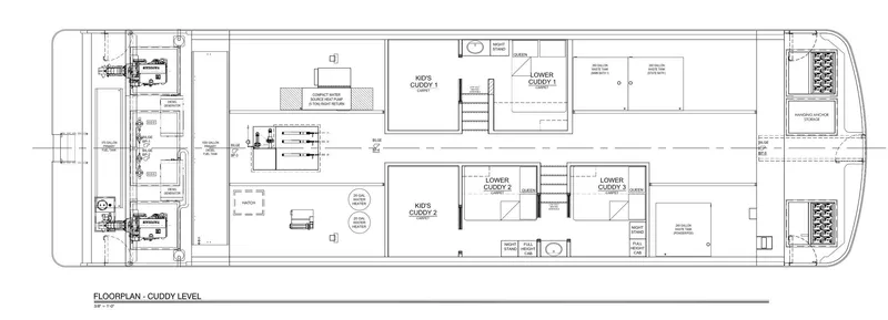 Slide: The Image of Floor plan of 2016 Adonia Titan Trip 9 Shared Ownership yacht. - 6