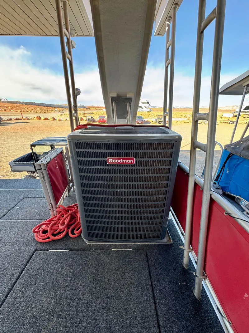 Slide: The Image of Goodman air conditioning unit on 2008 Sumerset Waterways Houseboat, Red Rocks Trip #2. - 20