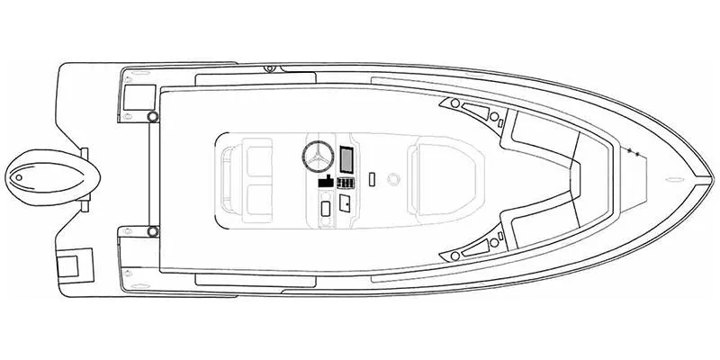 Slide: The Image of Scout Boat Company XSF 240 2026 - 1