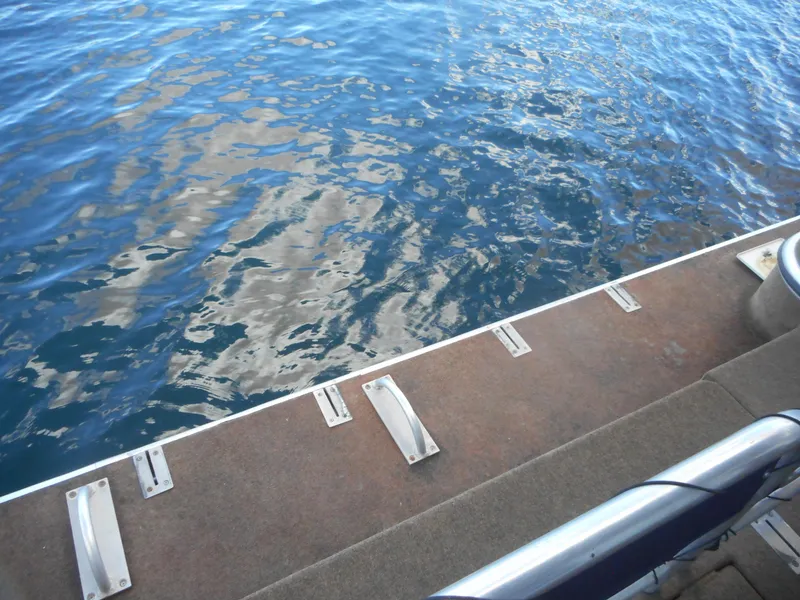 Slide: The Image of Boat deck by water, Sharpe Kohala Sun Trip 2008. - 38