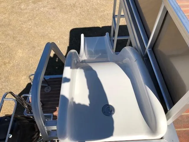 Slide: The Image of Slide on 2013 South Bay 726 CR pontoon boat, viewed from above. - 19