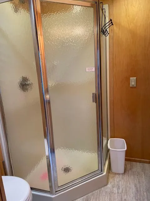 Slide: The Image of Shower area in 2007 American Waterways Sundancer Trip 16 boat. - 10