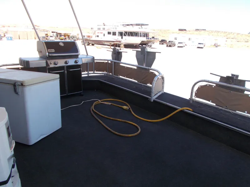 Slide: The Image of Upper deck of 2005 Stardust Cruisers Summer Obsession Trip 36 with grill and cooler. - 20