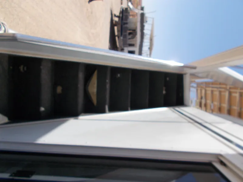 Slide: The Image of Staircase on a 2005 Stardust Cruisers Summer Obsession Trip 36 houseboat. - 21