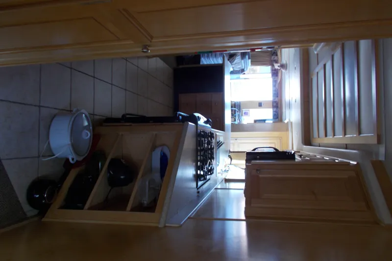 Slide: The Image of Interior kitchen view of 2005 Stardust Cruisers Summer Obsession Trip 36 houseboat. - 26