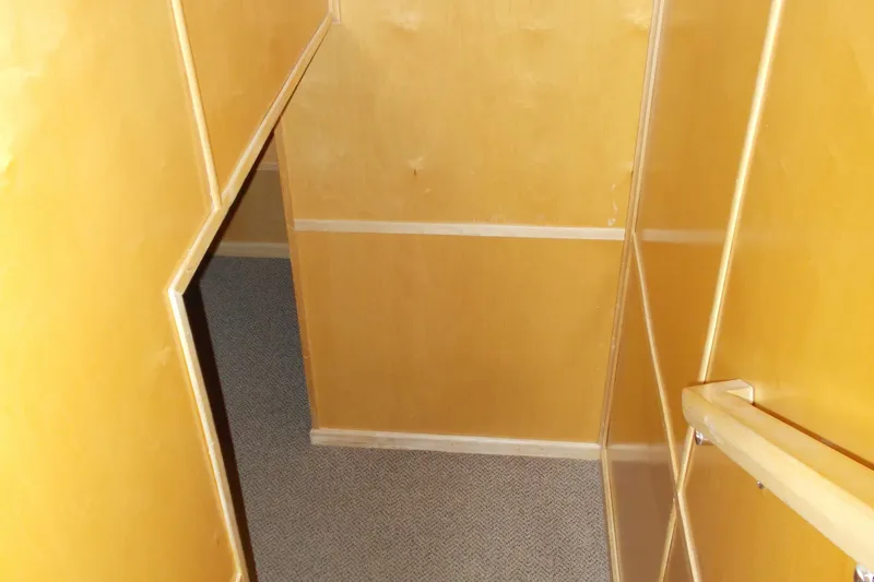 Slide: The Image of Staircase inside 2005 Stardust Cruisers Summer Obsession Trip 36 houseboat. - 6