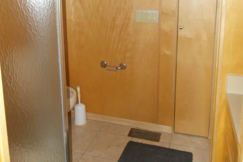 Slide: The Image of Bathroom in 2005 Stardust Cruisers Summer Obsession Trip 36 houseboat with shower and toilet. - 8