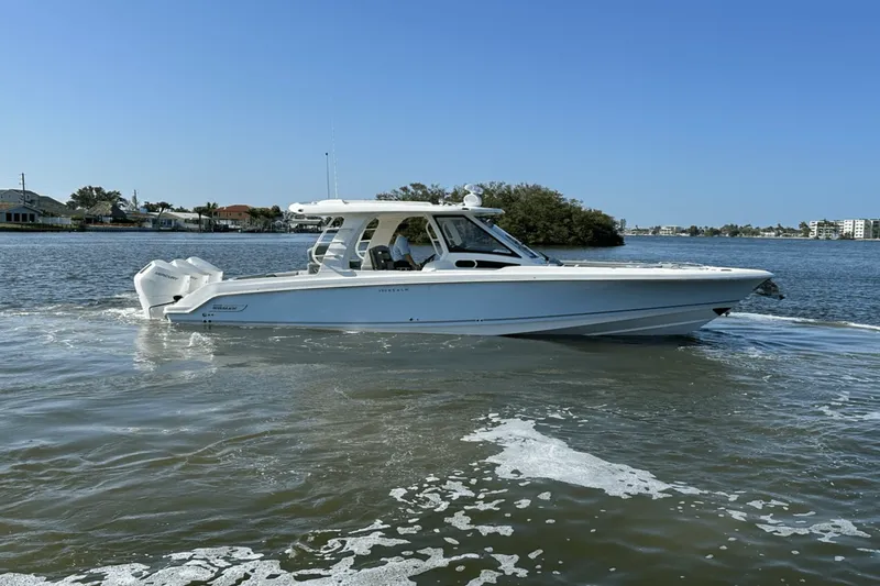 Slide: The Image of Boston Whaler 350 Realm 2025 - 2