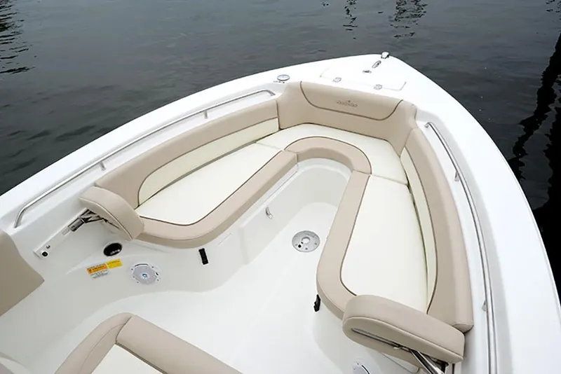 Slide: The Image of 2023 NauticStar 2302 Legacy boat with spacious seating area. - 19