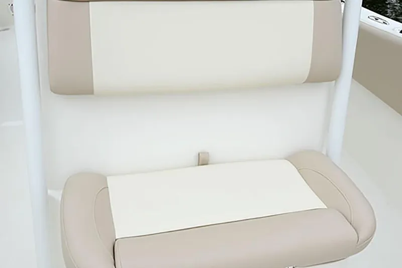 Slide: The Image of 2023 NauticStar 2302 Legacy boat seat with beige and white upholstery - 33