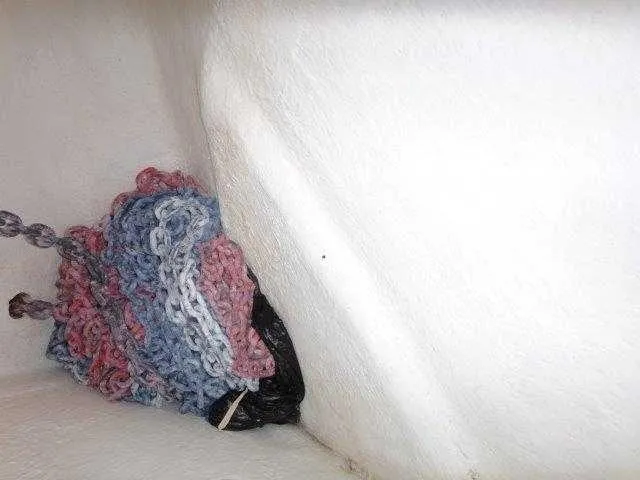 Slide: The Image of Anchor chain storage on 2004 Riviera 58 Enclosed Flybridge yacht - 15