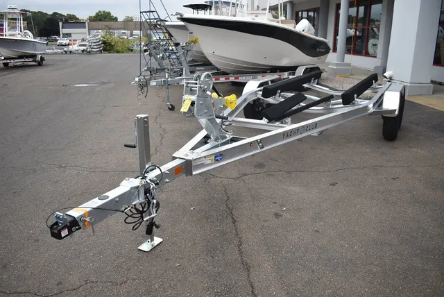 Slide: The Image of Yacht Club Trailers 21-6000 Aluminum tandem axle bunk boat trailer 2026 - 2
