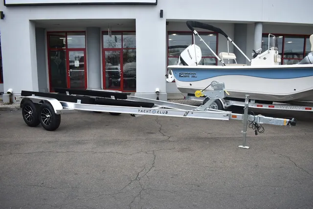 Slide: The Image of Yacht Club Trailers 21-6000 Aluminum tandem axle bunk boat trailer 2026 - 3