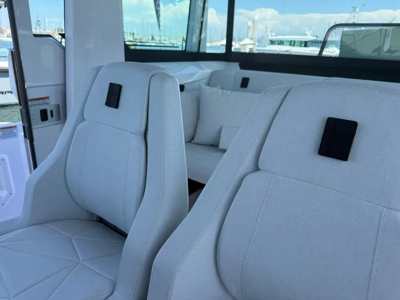 Slide: The Image of Axopar 29 XC Aft Sofa Twin 200 Brabus Plat Grey Chalk 2026 - 18