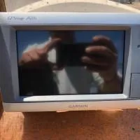 Slide: The Image of Garmin GPS device on Roth Bilt 21 Classic boat, 2008 model. - 7