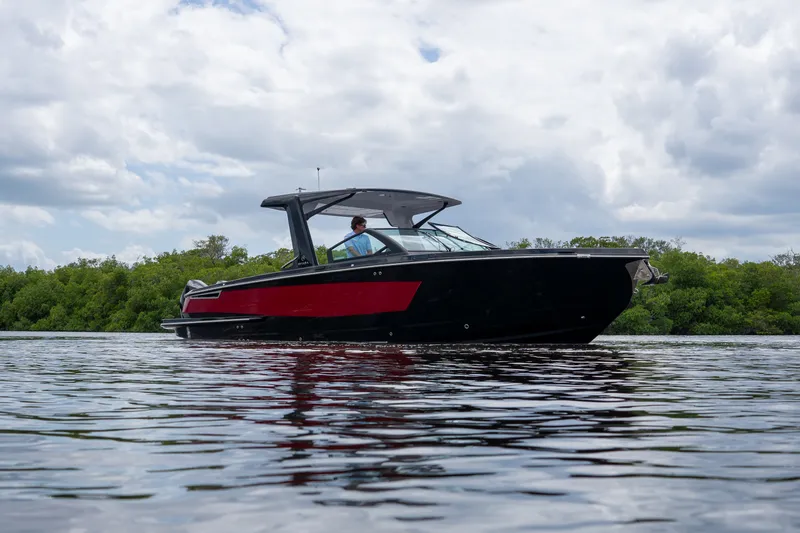 Slide: The Image of Aviara AV32 Outboard 2024 - 25