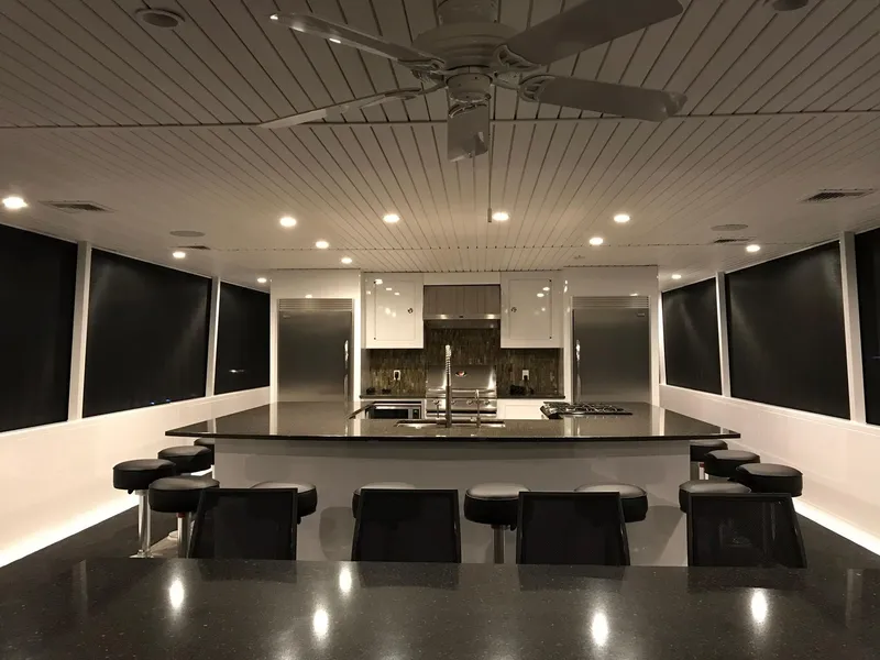 Slide: The Image of Modern kitchen on Adonia Del Sol Trip 2018. - 28