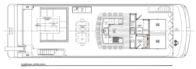 Slide: The Image of Floor plan of Adonia Del Sol Trip #8, upper level, 2018. - 4