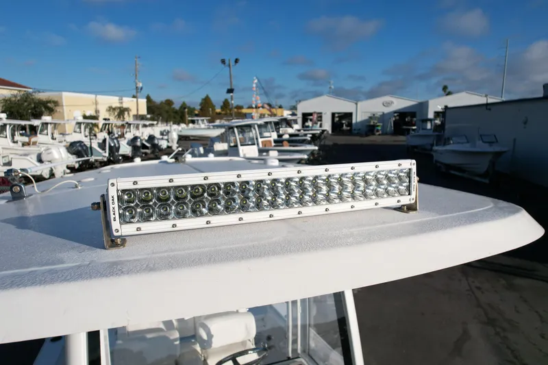 Slide: The Image of 2019 Sea Hunt BX 25 FS boat with mounted LED light bar. - 6