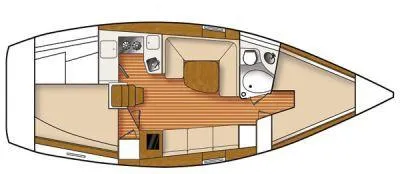 Slide: The Image of Catalina 315 Accomodation Plans - 10