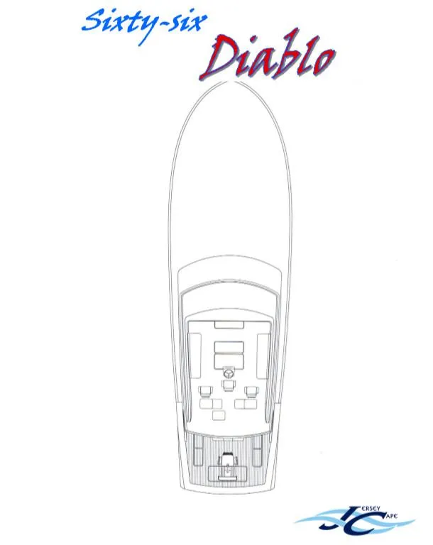 Slide: The Image of 2024 Jersey Cape 66' Diablo Custom boat layout diagram - 3