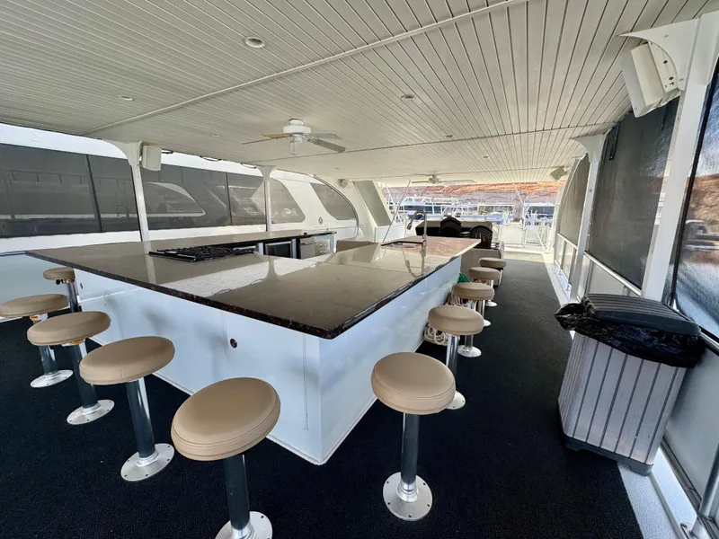 Slide: The Image of Modern kitchen interior on 2012 Bravada Helios Trip #7 houseboat. - 25