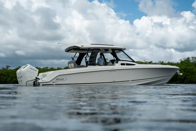 Slide: The Image of Boston Whaler 350 Realm 2025 - 48
