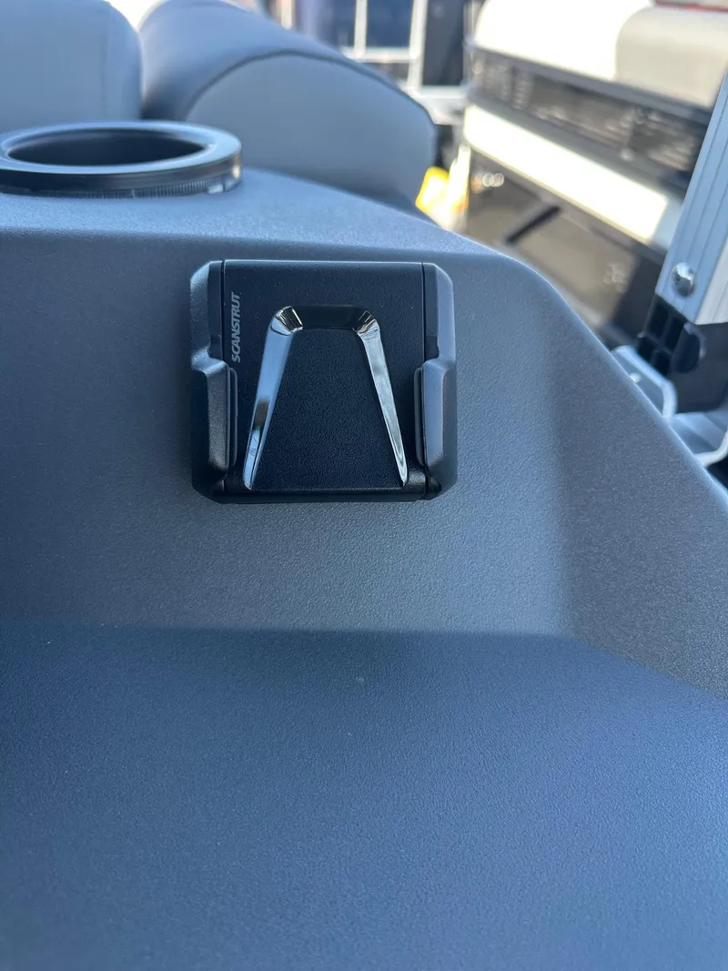 Slide: The Image of 2025 Bennington 20 SL Family boat interior detail with privacy room feature. - 10