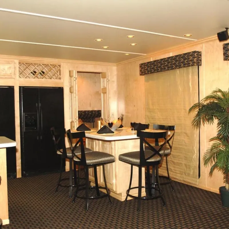 Slide: The Image of Modern dining area in 2006 Sumerset Midnight Magic Trip 2 houseboat. - 7