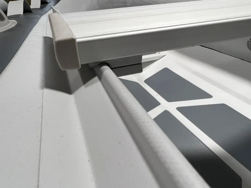 Slide: The Image of Close-up of 2023 Gala A270 LITE boat interior, showcasing seat and floor details. - 7