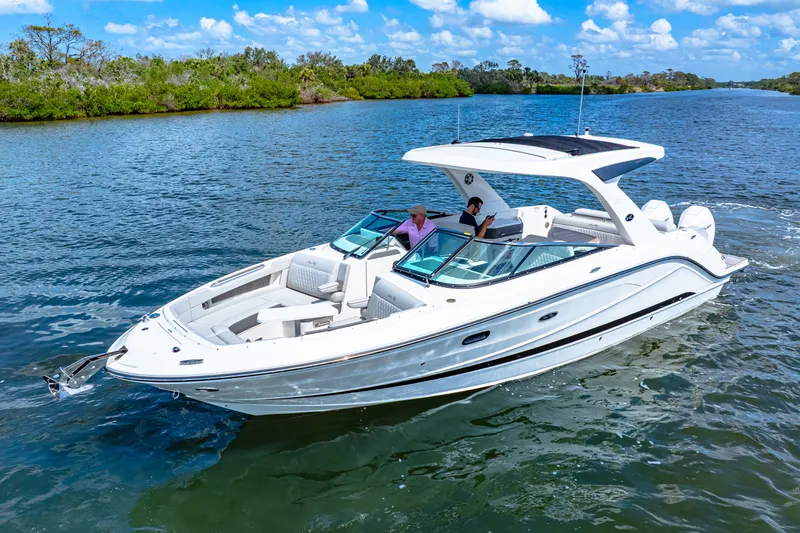 Slide: The Image of Sea Ray SLX 310 Outboard 2026 - 2