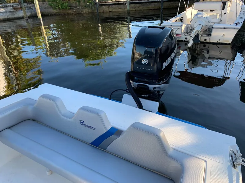 Slide: The Image of 2016 Renegade 25 Center Console boat at dock. - 6