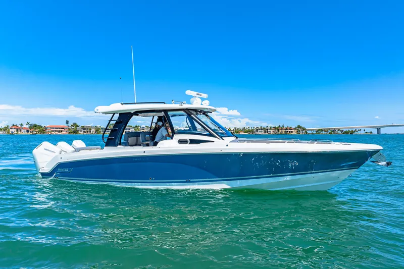 Slide: The Image of Boston Whaler 350 Realm 2025 - 2