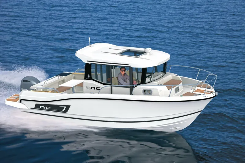 Slide: The Image of Interior seating of 2023 Jeanneau NC795 Sport Series 2 boat. - 2