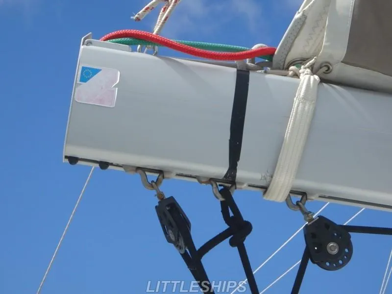 Slide: The Image of Close-up of Fountaine Pajot MAHE EVO 2015 sailboat. - 15