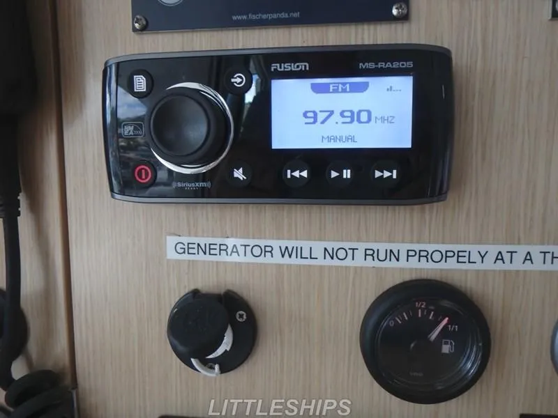 Slide: The Image of Fountaine Pajot MAHE EVO 2015 radio and control panel. - 32