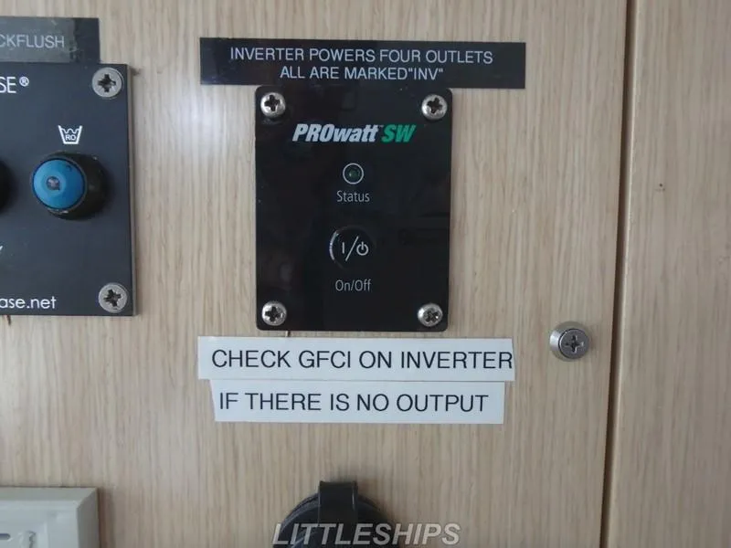 Slide: The Image of Inverter control panel on Fountaine Pajot MAHE EVO 2015. - 35