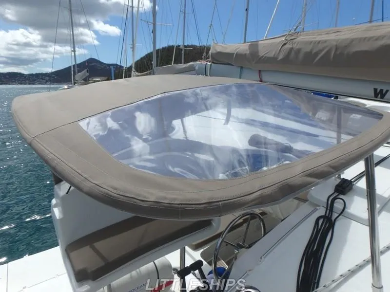 Slide: The Image of Fountaine Pajot MAHE EVO 2015 with sunshade and clear cover. - 49