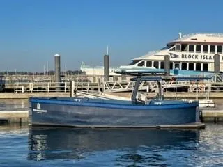 Slide: The Image of 2018 Lekker Damsko 750 Open boat docked near Block Island ferry. - 12