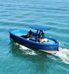 Slide: The Image of 2018 Lekker Damsko 750 Open boat cruising on clear blue water. - 8