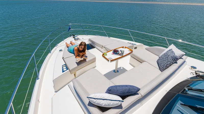 Slide: The Image of Riviera 5600 Sport Yacht Platinum Edition 2026 - 2