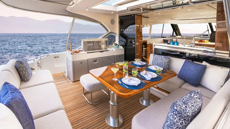 Slide: The Image of Riviera 5600 Sport Yacht Platinum Edition 2026 - 3