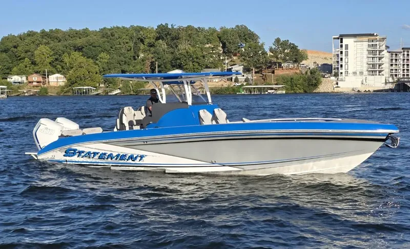 Slide: The Image of Statement 350 Open Center Console 2027 - 2